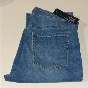 D. Jeans High Rise Skinny Boot cut Blue Denim Jeans size 4
